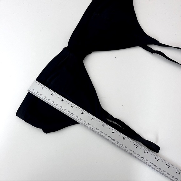 Pepper Bra Womens Medium Bralette Soft Cup Wire Free Intimates Goth Black - Picture 3 of 9